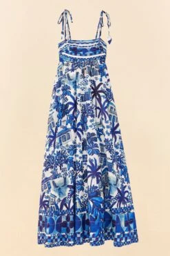 Farm Rio Sweet Rio Tie Strap Maxi Dress -Modern Dress World 306061 06