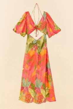 Farm Rio Sweet Forest Lenzing™ Ecovero™ Viscose Midi Dress -Modern Dress World 306063 06