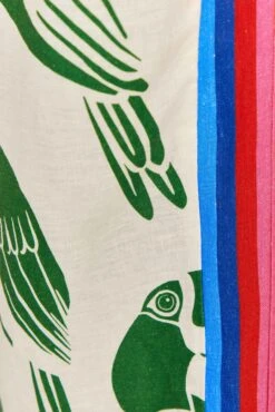 Farm Rio Off-White Rainbow Toucans Pants -Modern Dress World 306073 05