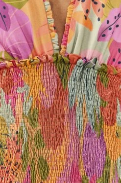 Farm Rio Sweet Forest Long Sleeve Mini Dress -Modern Dress World 306085 04