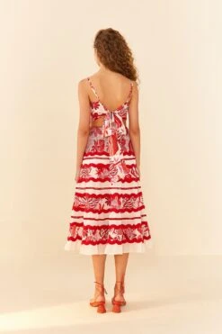 Farm Rio Off-White Rio Tiles Crop Top -Modern Dress World 306125 03