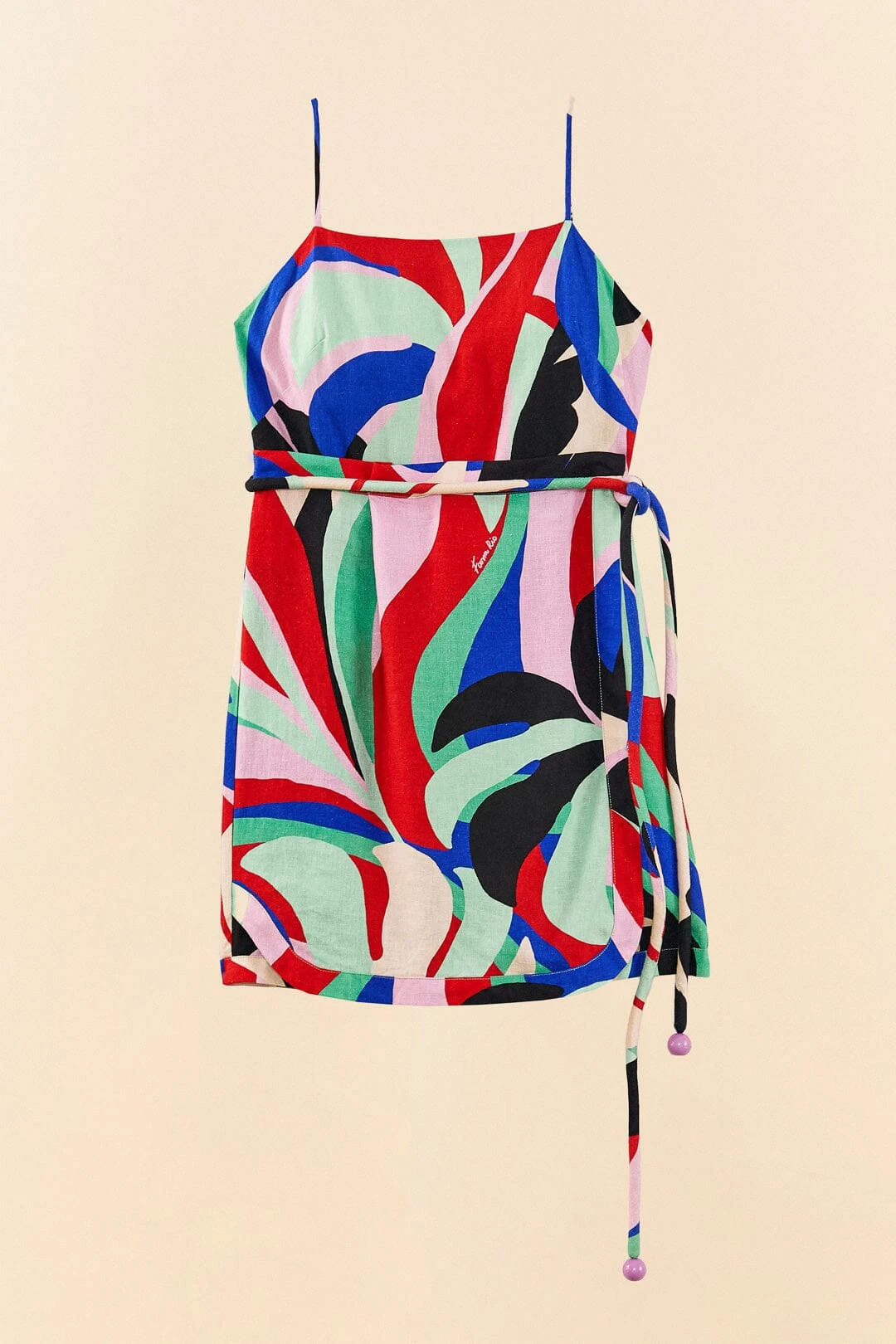 Farm Rio Colorful Monstera Mini Dress 6 Farm Rio Colorful Monstera Mini Dress - Image 6