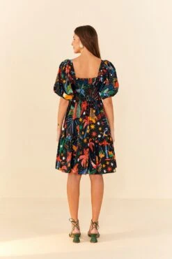 Farm Rio Zodiac Organic Cotton Mini Dress -Modern Dress World 306150 03