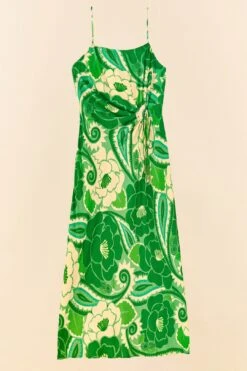 Farm Rio Tropical Groove Circle Cut Out Midi Dress -Modern Dress World 306167 06