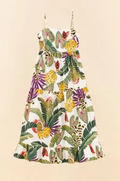 Farm Rio Striped Forest Maxi Dress -Modern Dress World 306204 05