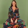Farm Rio Zodiac Maxi Dress