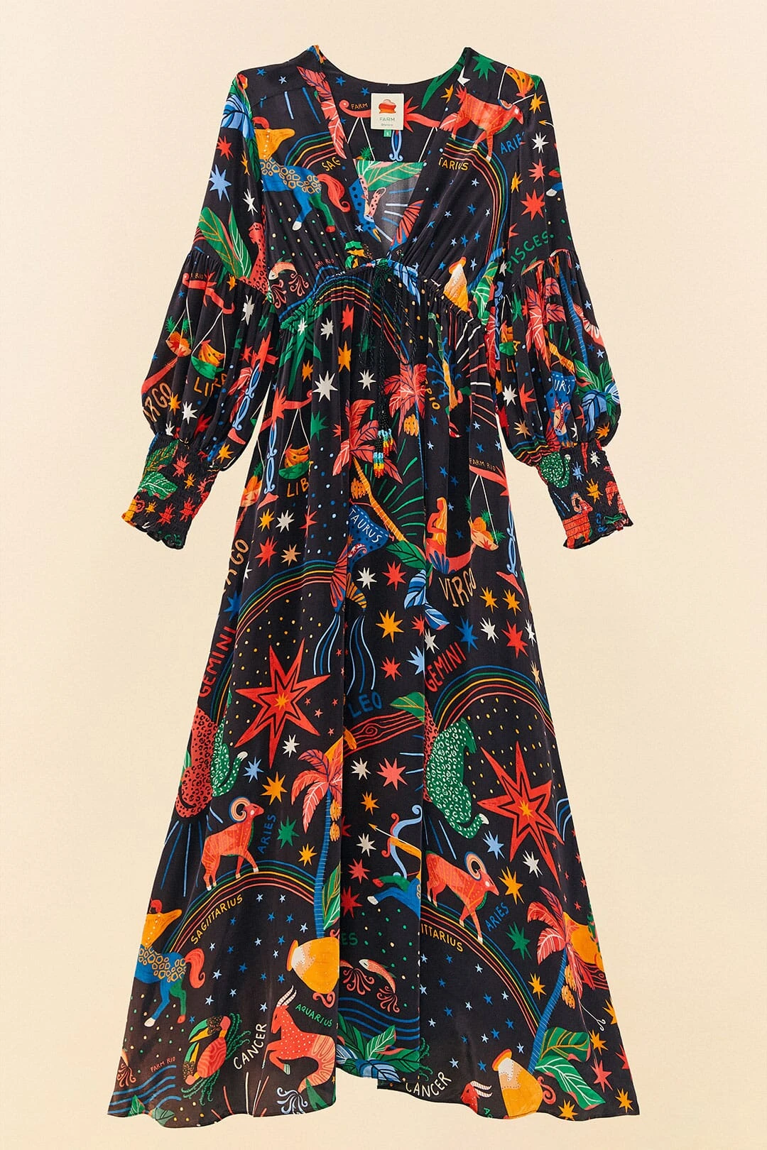 Farm Rio Zodiac Maxi Dress 6 Farm Rio Zodiac Maxi Dress - Image 6