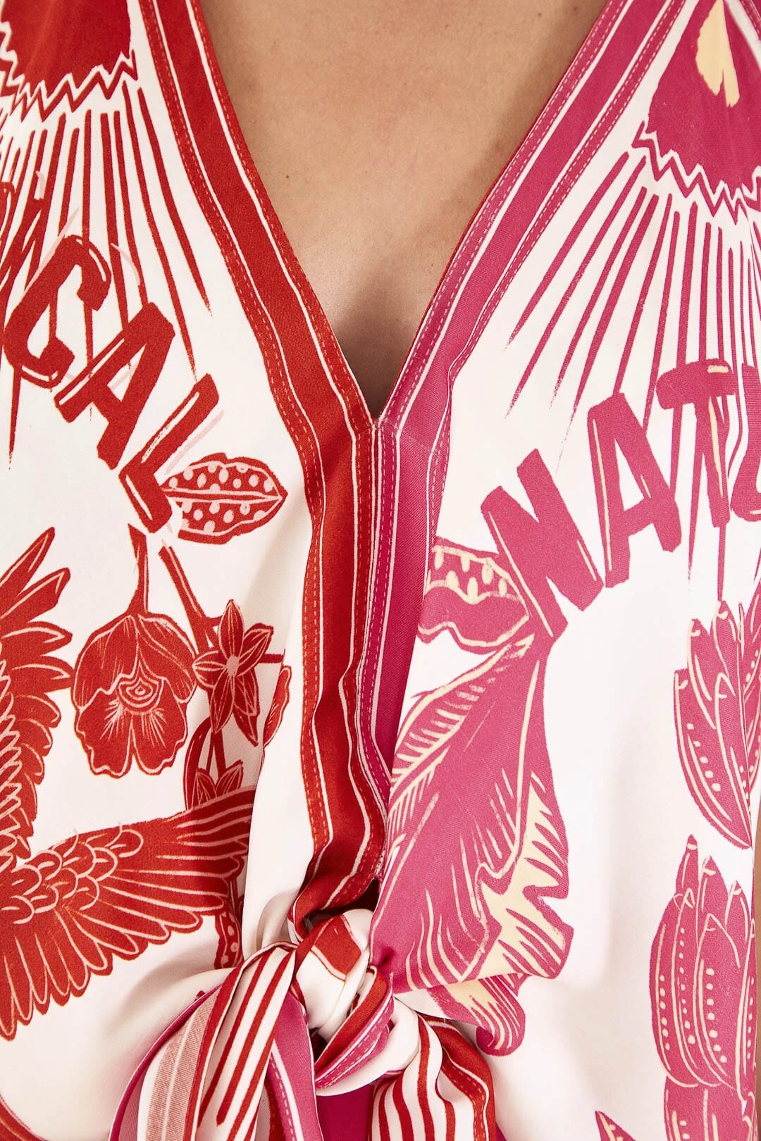 Farm Rio Tropical Dream Lenzing™ Ecovero™ Viscose Halter Blouse 3 Farm Rio Tropical Dream Lenzing™ Ecovero™ Viscose Halter Blouse - Image 3