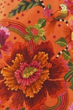 Farm Rio Orange Blooming Garden Blouse -Modern Dress World 306226 05