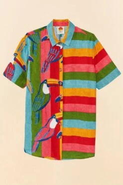Farm Rio Wonderful Toucans Unisex Shirt -Modern Dress World 306242 010