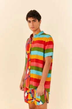 Farm Rio Wonderful Toucans Unisex Shirt -Modern Dress World 306242 05