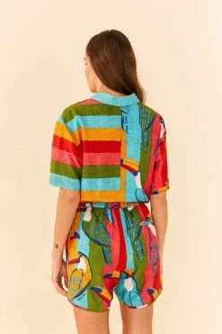 Farm Rio Wonderful Toucans Unisex Shorts -Modern Dress World 306244 03