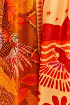 Farm Rio Forest Mixed Scarves Lenzing™ Ecovero™ Viscose Pants 9 Farm Rio Forest Mixed Scarves Lenzing™ Ecovero™ Viscose Pants -Modern Dress World 306279 05