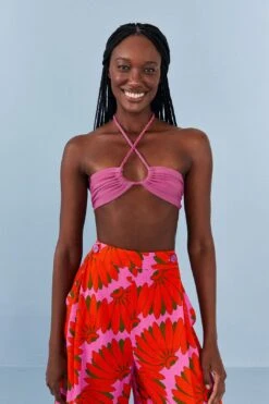 Farm Rio Pink Knit Top