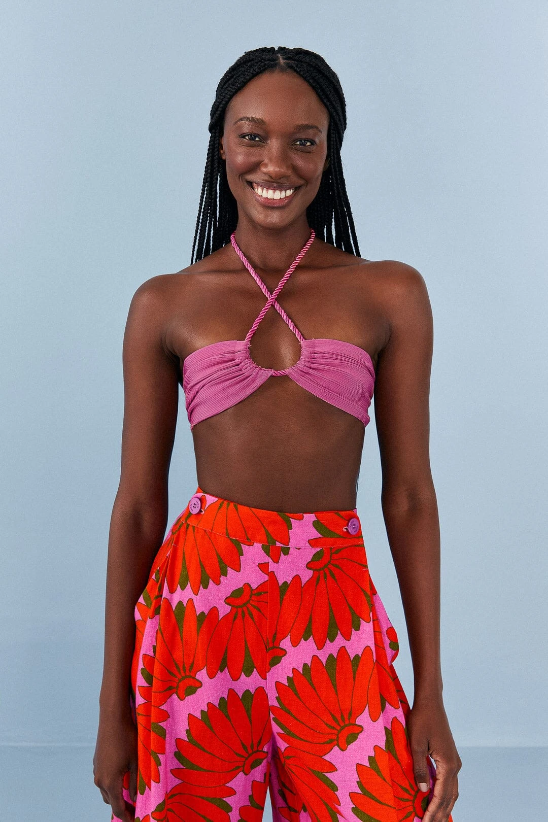 Farm Rio Pink Knit Top 1 Farm Rio Pink Knit Top