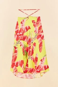 Farm Rio Lime Sweet Jungle Lenzing™ Ecovero™ Viscose Skirt 7 Farm Rio Lime Sweet Jungle Lenzing™ Ecovero™ Viscose Skirt -Modern Dress World 306304 06
