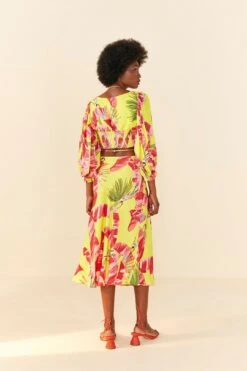 Farm Rio Lime Sweet JungleLenzing™ Ecovero™ Viscose Crop Top 7 Farm Rio Lime Sweet JungleLenzing™ Ecovero™ Viscose Crop Top -Modern Dress World 306305 03