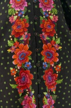 Farm Rio Black Blooming Garden Dress -Modern Dress World 306333 05