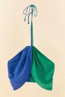 Farm Rio Blue And Green Crop Top -Modern Dress World 306345 04