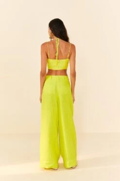 Farm Rio Lime Green Pants 9 Farm Rio Lime Green Pants -Modern Dress World 306349 04