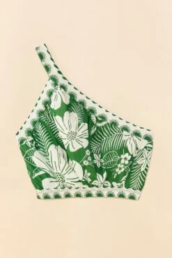 Farm Rio Off-White Macaw Elegance Crop Top -Modern Dress World 306377 05