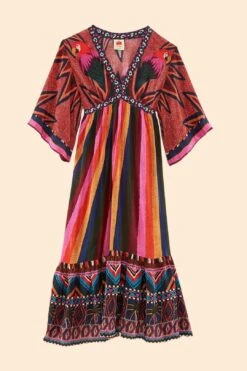 Macaw Show Maxi Dress -Modern Dress World 306389