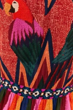 Macaw Show Maxi Dress -Modern Dress World 306389 05