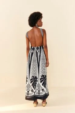 Black Macaw Elegance Maxi Dress -Modern Dress World 306647 03