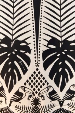 Black Macaw Elegance Maxi Dress -Modern Dress World 306647 05