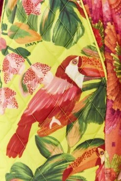 Farm Rio Orange Blooming GardenSweatshorts 8 Farm Rio Orange Blooming GardenSweatshorts -Modern Dress World 306673 04