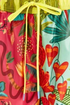 Farm Rio Mixed Prints Nylon Shorts 9 Farm Rio Mixed Prints Nylon Shorts -Modern Dress World 306686 05