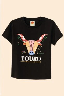 Farm Rio Taurus Zodiac Organic Cotton T-Shirt 9 Farm Rio Taurus Zodiac Organic Cotton T-Shirt -Modern Dress World 306690 06