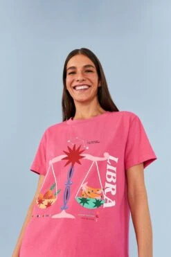 Farm Rio Libra Zodiac Organic Cotton T-Shirt