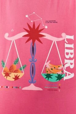 Farm Rio Libra Zodiac Organic Cotton T-Shirt 8 Farm Rio Libra Zodiac Organic Cotton T-Shirt -Modern Dress World 306695 04