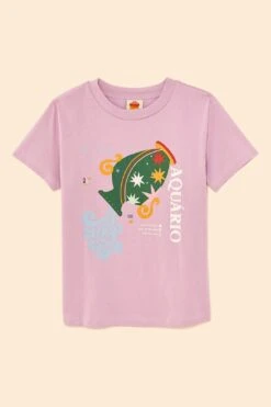 Farm Rio Aquarius Zodiac Organic Cotton T-Shirt -Modern Dress World 306699 06