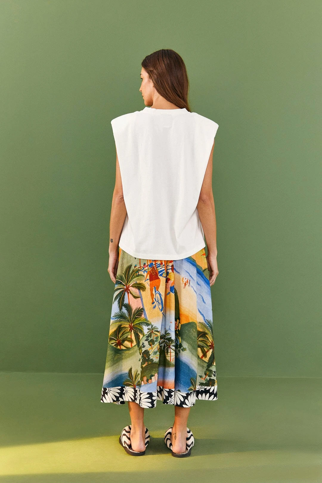 Farm Rio White Copacabana Organic Cotton T-Shirt 3 Farm Rio White Copacabana Organic Cotton T-Shirt - Image 3