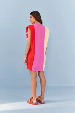 Farm Rio Mixed Prints Organic Cotton Mini Dress -Modern Dress World 306714 04