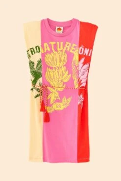 Farm Rio Mixed Prints Organic Cotton Mini Dress -Modern Dress World 306714 06