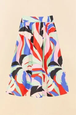 Farm Rio Colorful Monstera Midi Skirt -Modern Dress World 306895 06