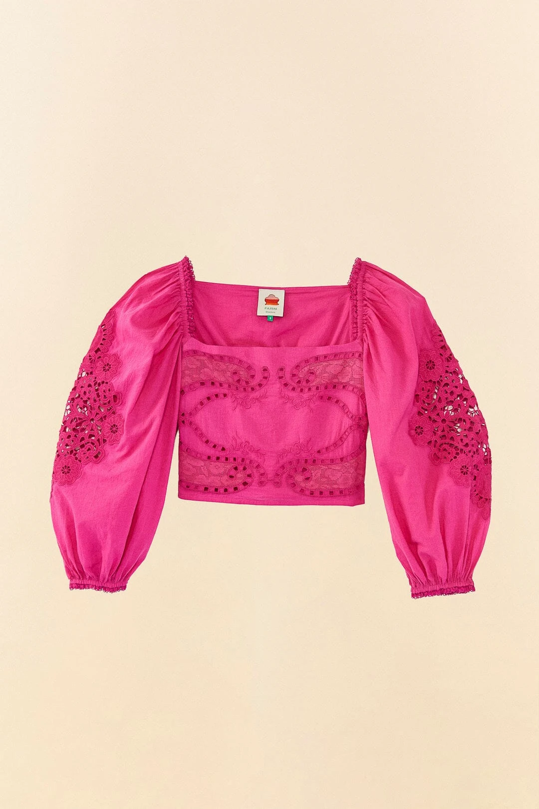 Farm Rio Pink Lace Blouse 6 Farm Rio Pink Lace Blouse - Image 6