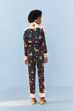 Farm Rio Zodiac Lenzing™ Ecovero™ Viscose Pants -Modern Dress World 307013 03