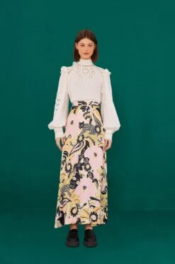 Farm Rio Off-White Romantic Blouse 8 Farm Rio Off-White Romantic Blouse -Modern Dress World 308187 03