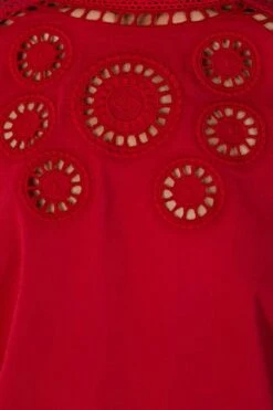 Farm Rio Red Romantic Blouse -Modern Dress World 308188 04