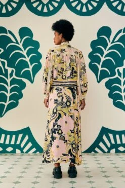 Farm Rio Sand Vintage Forest Blouse 8 Farm Rio Sand Vintage Forest Blouse -Modern Dress World 308206 04