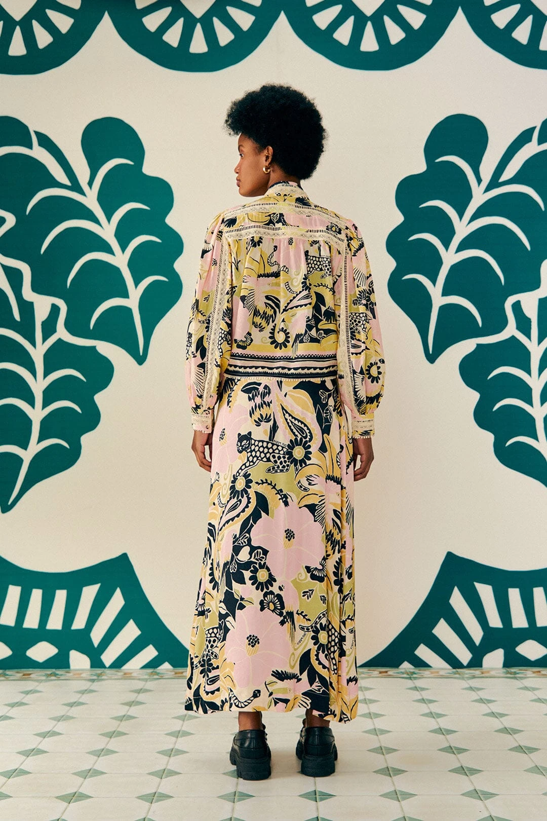 Farm Rio Sand Vintage Forest Blouse 4 Farm Rio Sand Vintage Forest Blouse - Image 4