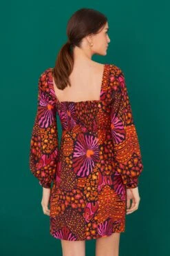 Farm Rio Leopard Hearts Mini Dress -Modern Dress World 308209 03