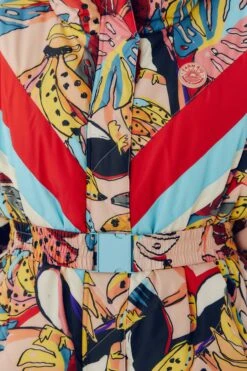 Farm Rio Banana Bunch Ski Puffer Jacket 14 Farm Rio Banana Bunch Ski Puffer Jacket -Modern Dress World 308308 07