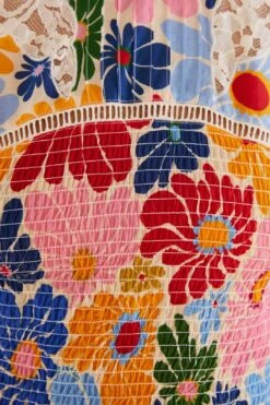 Farm Rio Sand Sunny Daisies Blouse -Modern Dress World 309082 06