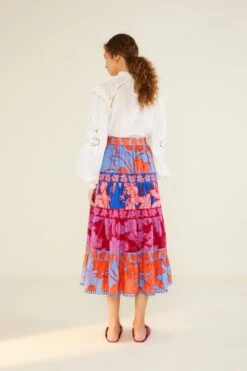 Farm Rio Mixed Living Nature Skirt -Modern Dress World 309090 03