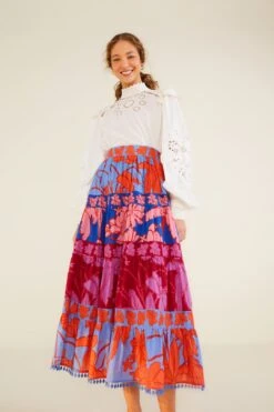 Farm Rio Mixed Living Nature Skirt -Modern Dress World 309090 04